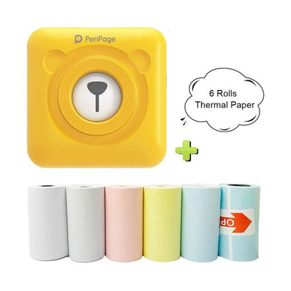 Mini Bliuetooth Wireless Thermal Printer Paper Sticker Label Printer by Beckett