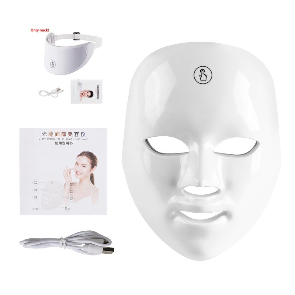 Touch Screen Seven-color Light Mask LED Photon Skin Rejuvenation - Jabula & Co