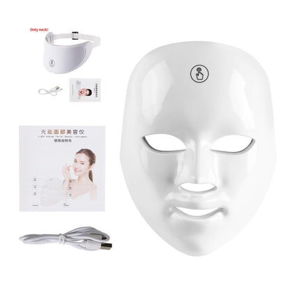 Touch Screen Seven-color Light Mask LED Photon Skin Rejuvenation - Jabula & Co