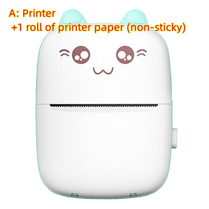 Mini Printer Portable Mini Bluetooth WiFi New Wrong Printer Mobile Phone Photo Title Note Hot Print Pocket Student Error Label Printer - Jabula & Co