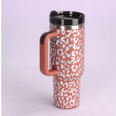 40 Oz Tumbler With Handle Straw Insulated, Stainless Steel Spill Proof Vacuum Coffee Cup Tumbler With Lid Tapered Mug Gifts For Valentine Lover Suitable For Car Gym Office Travel by Beckett