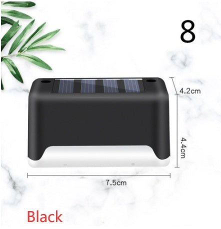 New Upgrade Waterproof LED Solar Fence Lamp Solar Deck Lights Solar Step Light Outdoor For Patio Stairs Garden Pathway Step Yard by Beckett