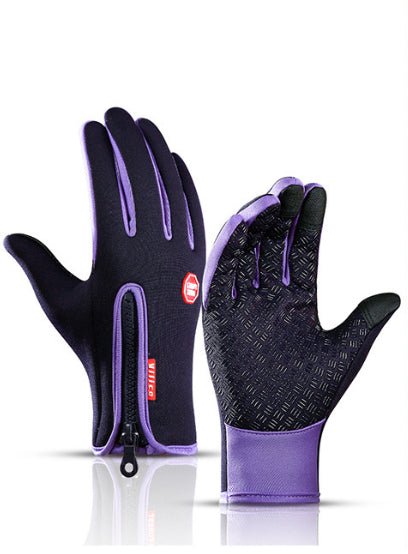 Winter Gloves Touch Screen Riding Motorcycle Sliding Waterproof Sports Gloves With Fleece by Jabula & Co