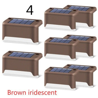 New Upgrade Waterproof LED Solar Fence Lamp Solar Deck Lights Solar Step Light Outdoor For Patio Stairs Garden Pathway Step Yard by Beckett