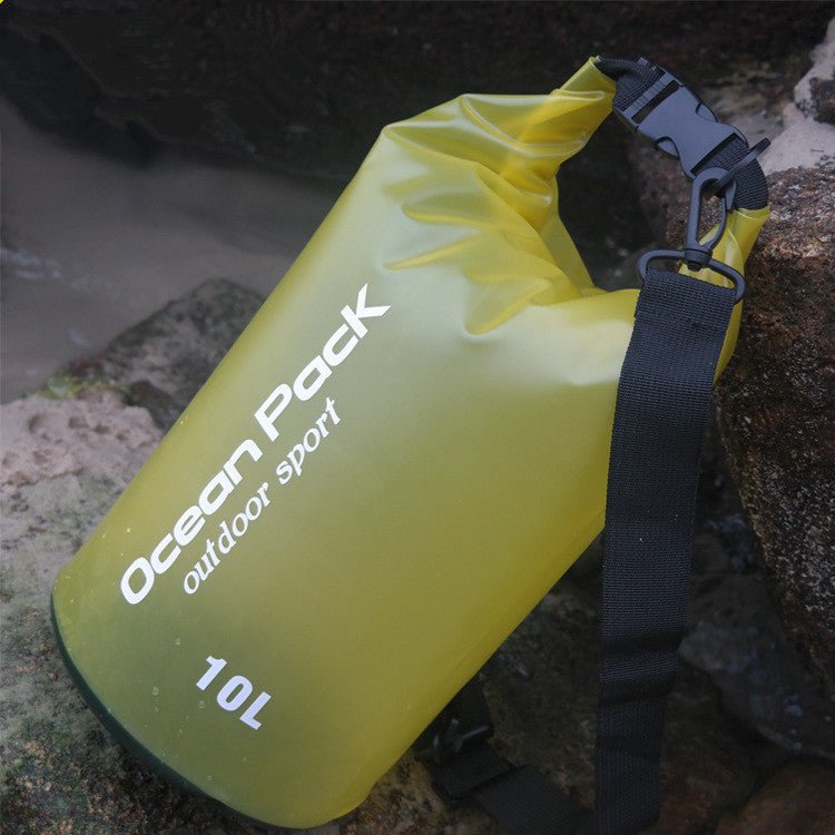Spot beach bag anti water bucket bag PVC waterproofing bag drifting waterproof bag swimming bag outdoor sports bag - Jabula & Co