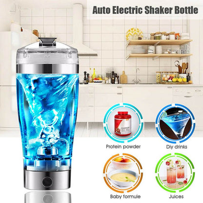 Electric Protein Shake Stirrer USB Shake Bottle Milk Coffee Blender Kettle Sports And Fitness Charging Electric Shaker Cup - Jabula & Co