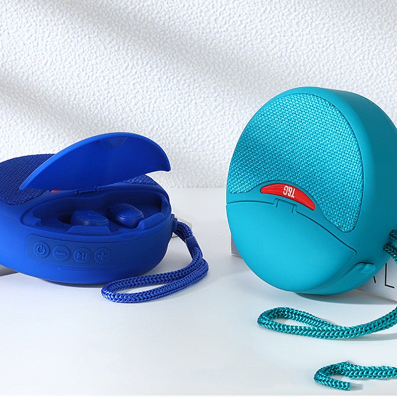 Outdoor Portable Headset Bluetooth Speaker Integrated Wireless 3D Stereo Subwoofer Music Speaker Support TF Card FM Radio - Jabula & Co