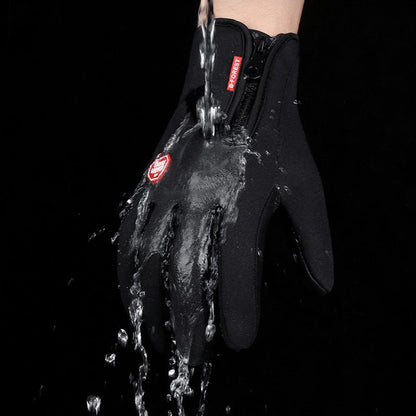 Winter Gloves Touch Screen Riding Motorcycle Sliding Waterproof Sports Gloves With Fleece by Jabula & Co