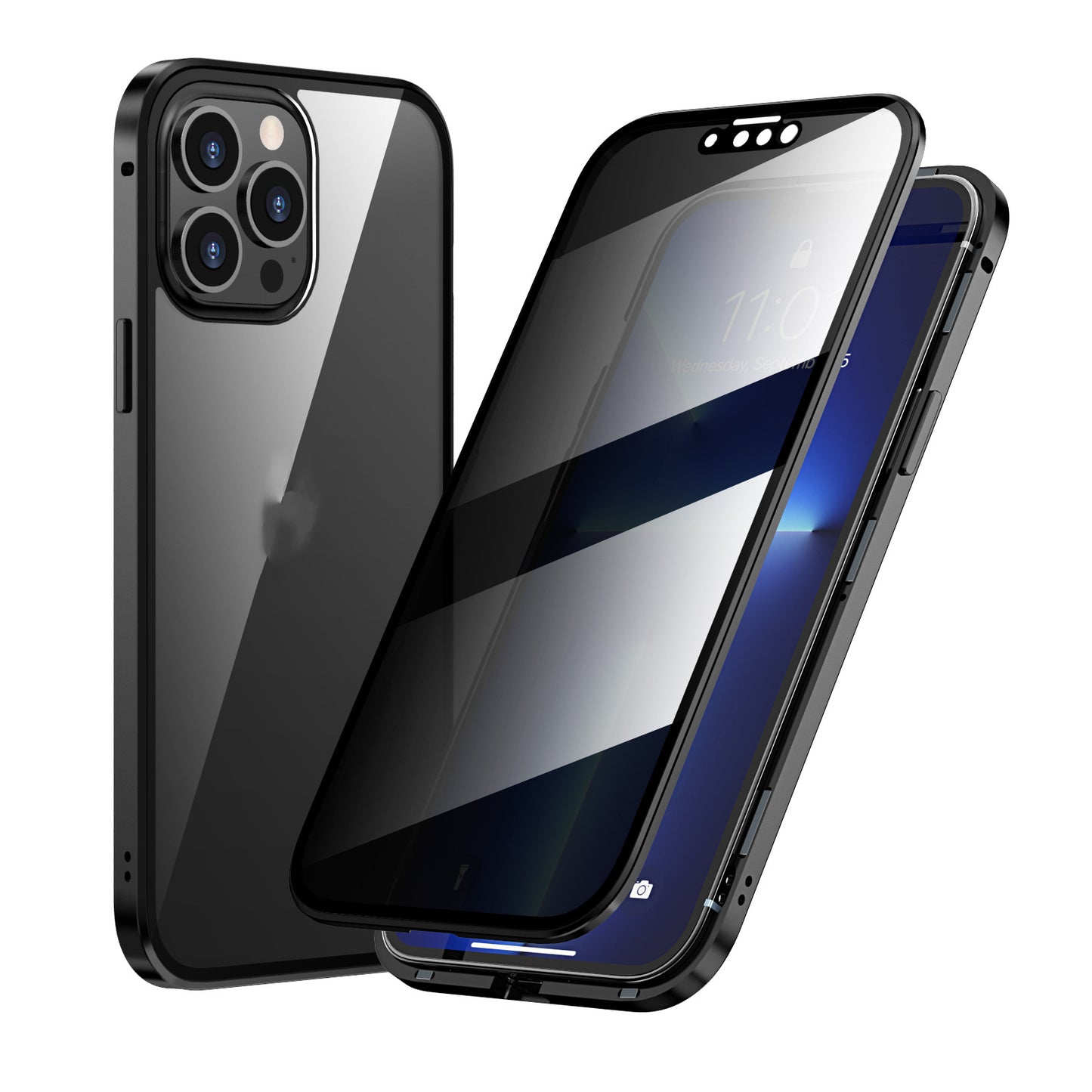 Privacy-proof Magneto Phone Case Double Sided Metal Frame - Jabula & Co