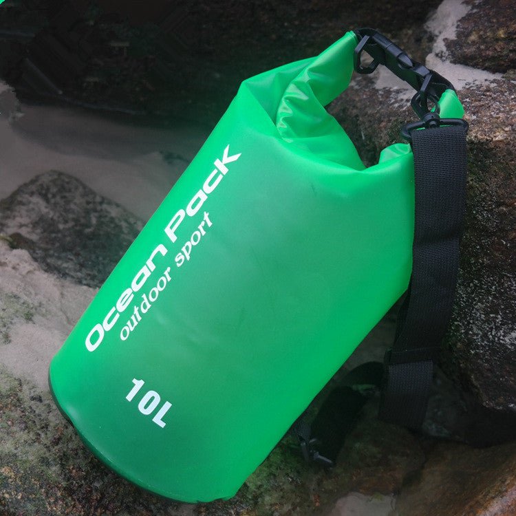 Spot beach bag anti water bucket bag PVC waterproofing bag drifting waterproof bag swimming bag outdoor sports bag - Jabula & Co