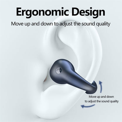 Bone Conduction Headphones TWS Earbuds Ear Clip Bluetooth 5.3 Touch Wireless Earphone In-Ear Bass HIFI Sports Headset - Jabula & Co