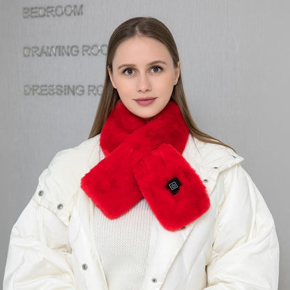 Heating Scarf USB Electric Heated Neck Wrap Heating Pad Pain Relief Three-gear Temperature Control Neck Warmer For Women Men by Beckett