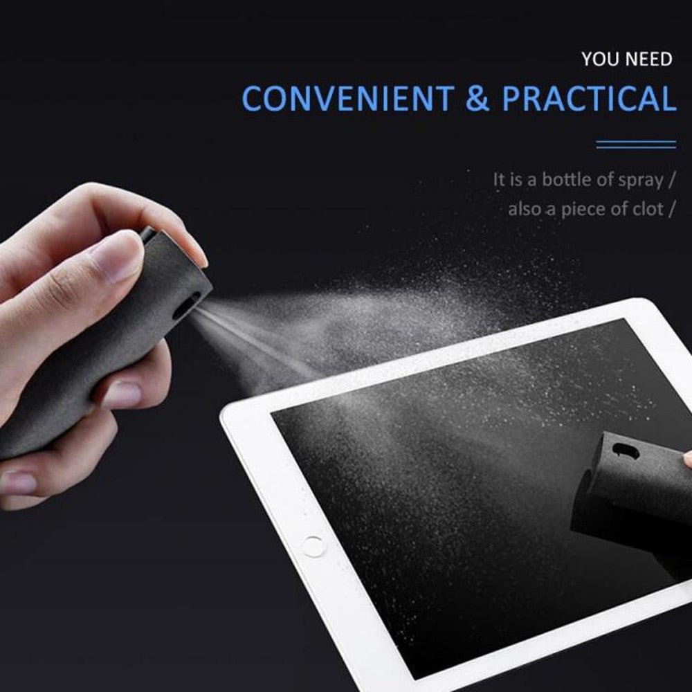 2 In 1 Phone Computer Screen Cleaner Kit For Screen Dust Removal Microfiber Cloth Set - Jabula & Co