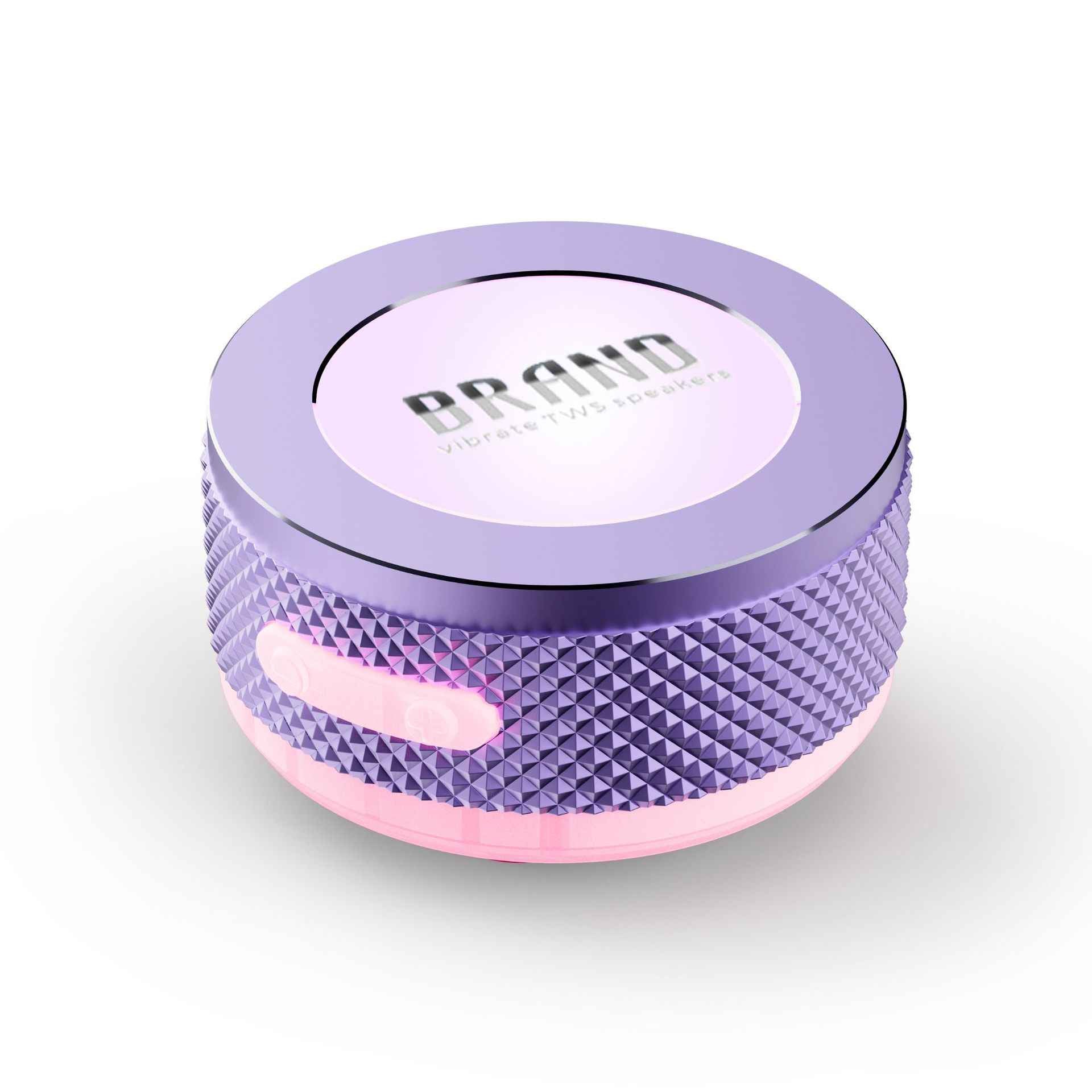 Small Wireless Bone Conduction Speakers Bluetooth Vibration Speaker With Color LED Light Portable Surface Adsorption Speaker - Jabula & Co