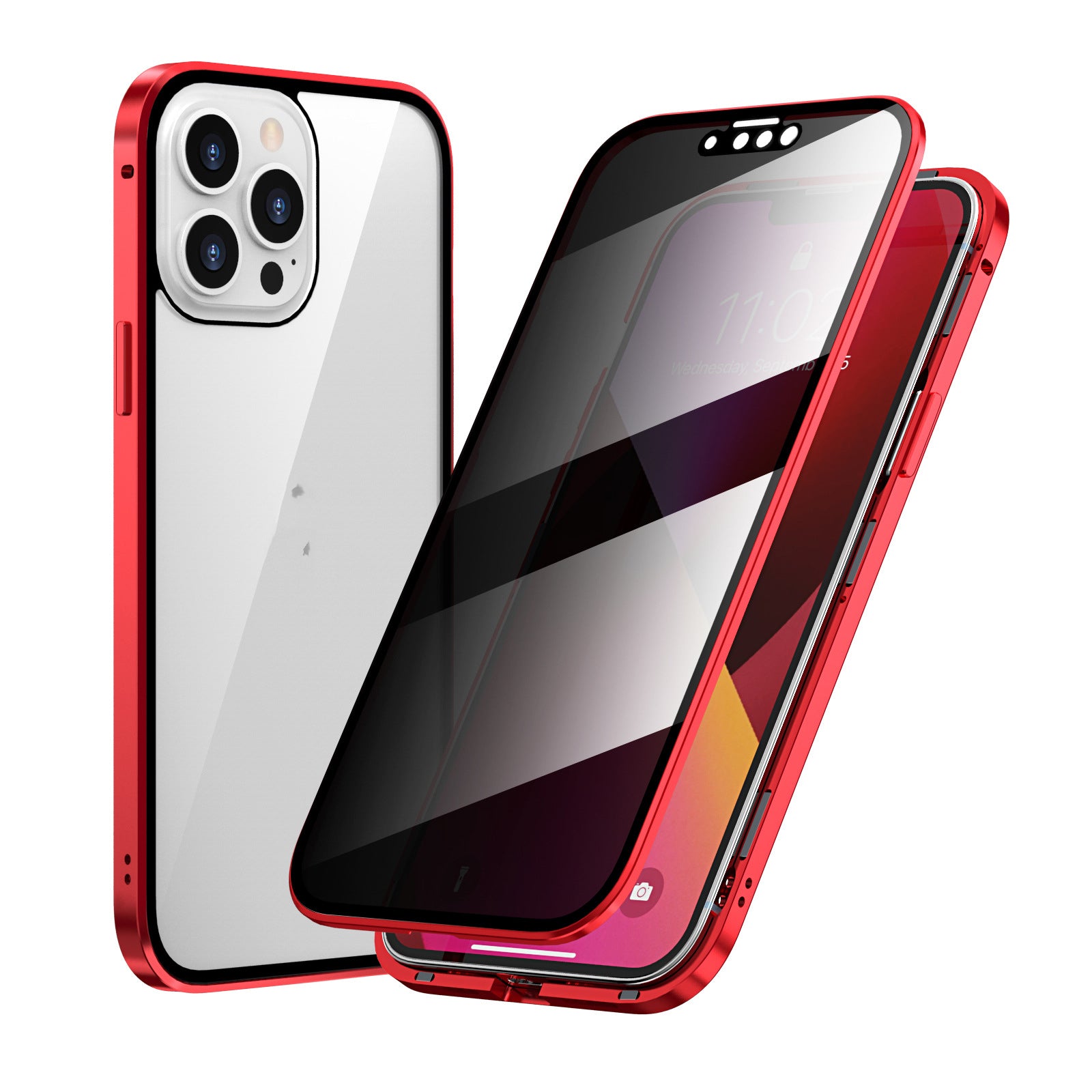 Privacy-proof Magneto Phone Case Double Sided Metal Frame - Jabula & Co