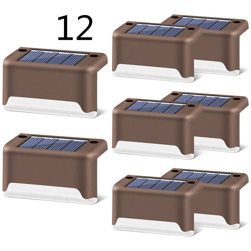 New Upgrade Waterproof LED Solar Fence Lamp Solar Deck Lights Solar Step Light Outdoor For Patio Stairs Garden Pathway Step Yard by Beckett