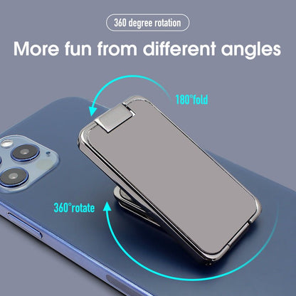 Foldable Mobile Phone Holder Ring Buckle Retractable Desktop CellPhone Stand Car Magnetic Bracket Office Accessories - Jabula & Co