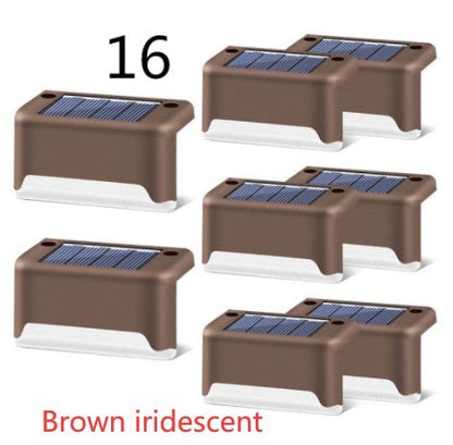 New Upgrade Waterproof LED Solar Fence Lamp Solar Deck Lights Solar Step Light Outdoor For Patio Stairs Garden Pathway Step Yard by Beckett