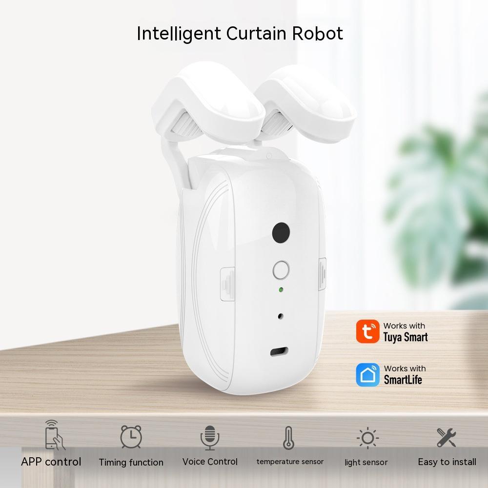 Wifi Curtain Robot Smart Home Roman Rod Electric Curtain Companion - Jabula & Co