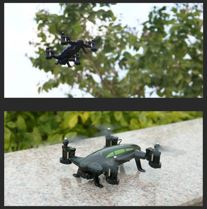 OTRC FY602 Air-Road RC Drone Car 2 in 1 Flying Car 2.4G RC Quadcopter Drone 6-Axis 4CH Helicopter With HD Camera High Speed 4WD - Jabula & Co