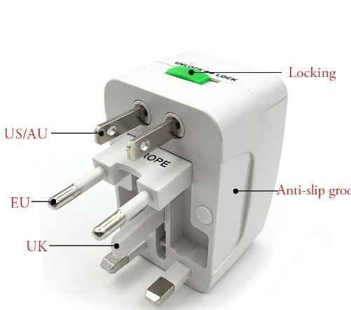 Multi-function conversion plug global universal universal plug mobile phone universal charger multi-country converter travel socket