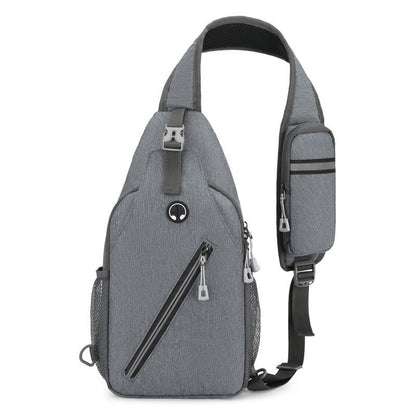 New Multifunctional Men's Shoulder Crossbody Bag Male Hard-Wearing Canvas Shoulder Messenger Bags Chest Bag - Jabula & Co