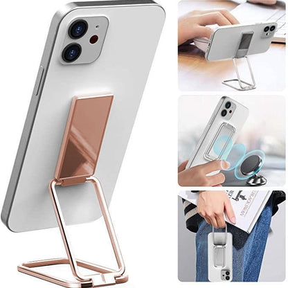 Foldable Mobile Phone Holder Ring Buckle Retractable Desktop CellPhone Stand Car Magnetic Bracket Office Accessories - Jabula & Co