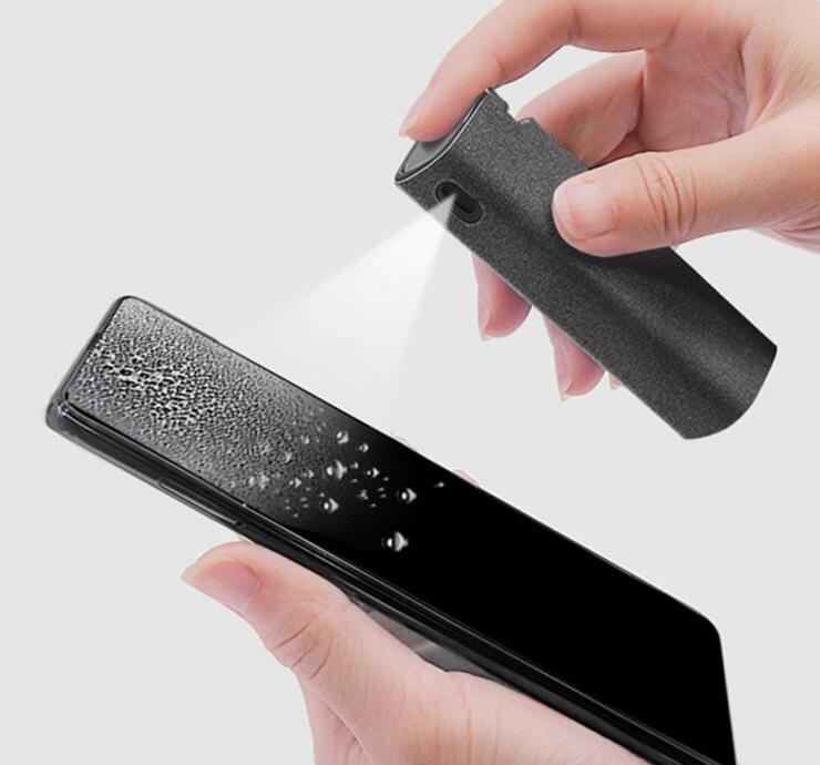 2 In 1 Phone Computer Screen Cleaner Kit For Screen Dust Removal Microfiber Cloth Set - Jabula & Co