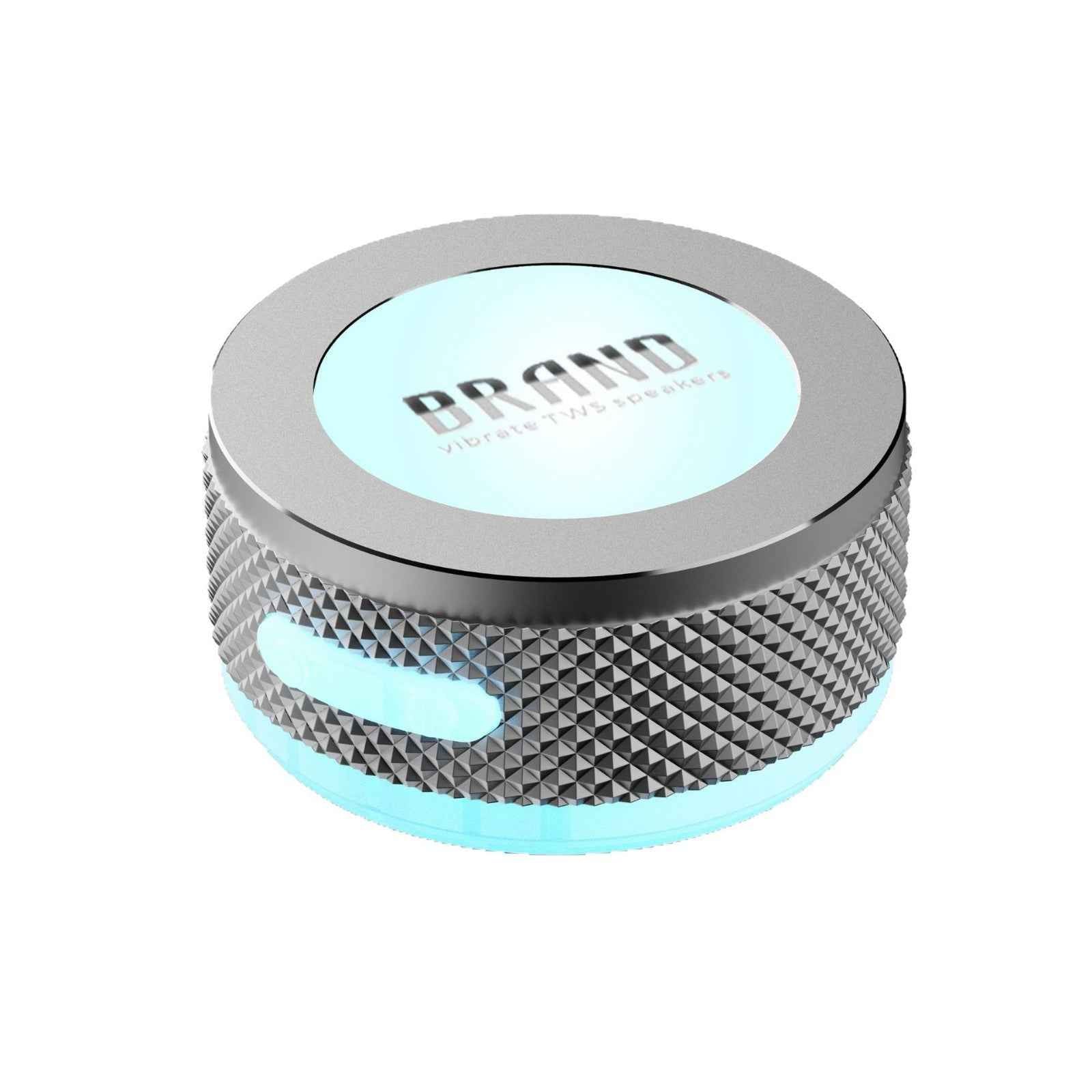 Small Wireless Bone Conduction Speakers Bluetooth Vibration Speaker With Color LED Light Portable Surface Adsorption Speaker - Jabula & Co