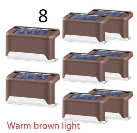 New Upgrade Waterproof LED Solar Fence Lamp Solar Deck Lights Solar Step Light Outdoor For Patio Stairs Garden Pathway Step Yard by Beckett