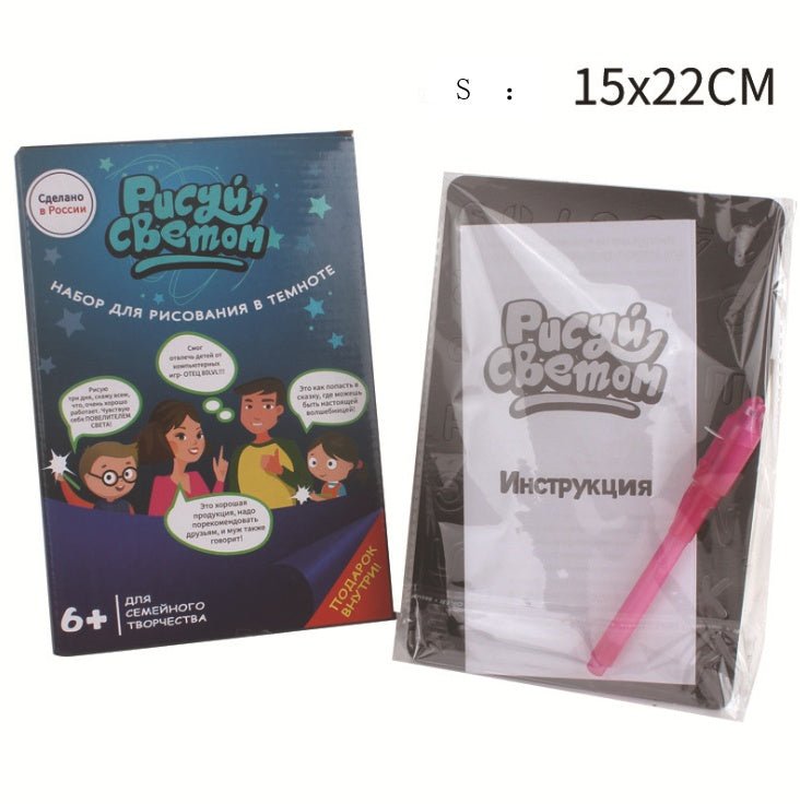 Educational Toy Drawing Pad 3D Magic 8 Light Effects Puzzle Board Sketchpad - Jabula & Co
