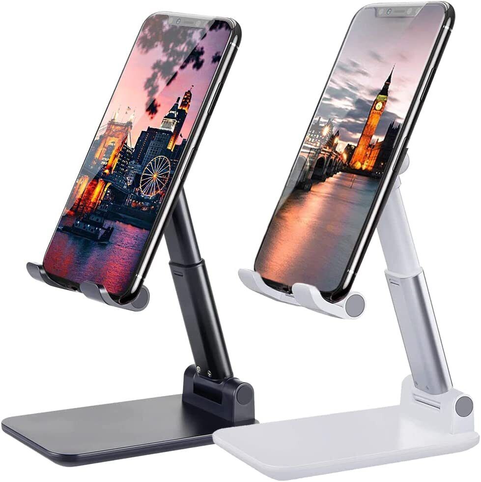 Cell Phone Stand Desktop Holder Tablet Stand Mount Mobile Phone Desktop Tablet Holder Table Cell Foldable Extend Support Desk Mobile Phone Holder Stand - Jabula & Co
