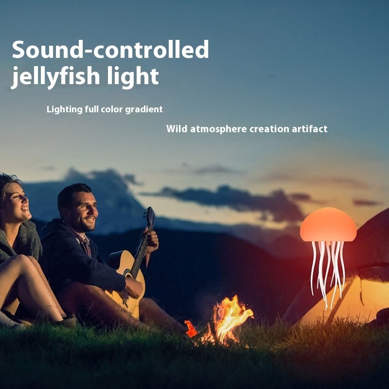 Jellyfish Mood Lamp LED Jellyfish Night Light Portable Jellyfish Lamp Jellyfish Decorations Smart Table Lamp For Bedside Desk by Jabula & Co