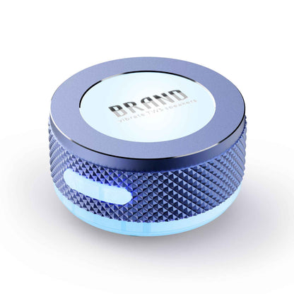 Small Wireless Bone Conduction Speakers Bluetooth Vibration Speaker With Color LED Light Portable Surface Adsorption Speaker - Jabula & Co