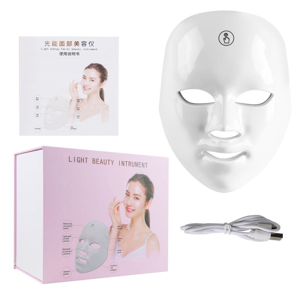 Touch Screen Seven-color Light Mask LED Photon Skin Rejuvenation - Jabula & Co