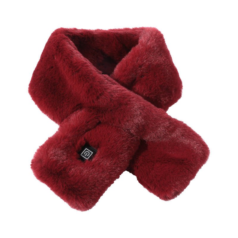 Heating Scarf USB Electric Heated Neck Wrap Heating Pad Pain Relief Three-gear Temperature Control Neck Warmer For Women Men by Beckett