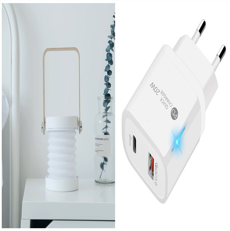 Foldable Touch Dimmable Reading LED Night Light Portable Lantern Lamp USB Rechargeable For Home Decor - Jabula & Co