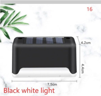 New Upgrade Waterproof LED Solar Fence Lamp Solar Deck Lights Solar Step Light Outdoor For Patio Stairs Garden Pathway Step Yard by Beckett