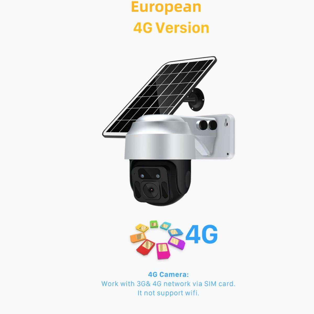 Solar Powered Wireless WiFi Surveillance Camera - Jabula & Co