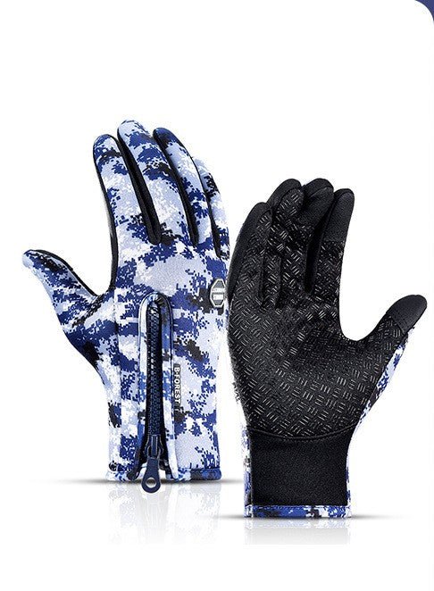 Winter Gloves Touch Screen Riding Motorcycle Sliding Waterproof Sports Gloves With Fleece by Jabula & Co