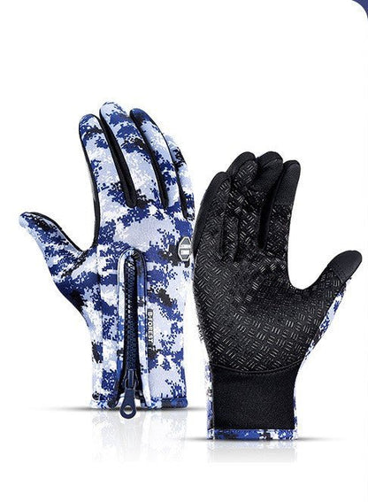 Winter Gloves Touch Screen Riding Motorcycle Sliding Waterproof Sports Gloves With Fleece by Jabula & Co
