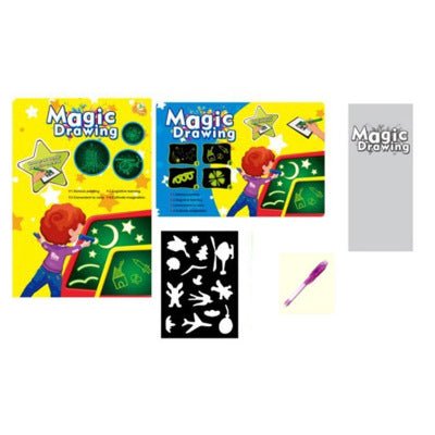 Educational Toy Drawing Pad 3D Magic 8 Light Effects Puzzle Board Sketchpad - Jabula & Co
