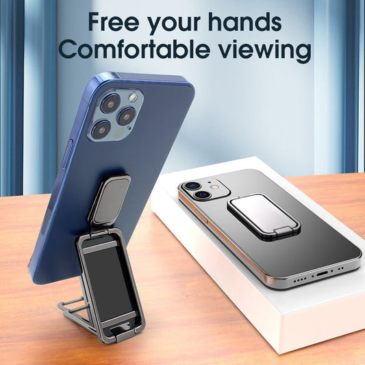Foldable Mobile Phone Holder Ring Buckle Retractable Desktop CellPhone Stand Car Magnetic Bracket Office Accessories - Jabula & Co