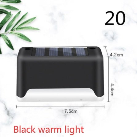New Upgrade Waterproof LED Solar Fence Lamp Solar Deck Lights Solar Step Light Outdoor For Patio Stairs Garden Pathway Step Yard - Jabula & Co