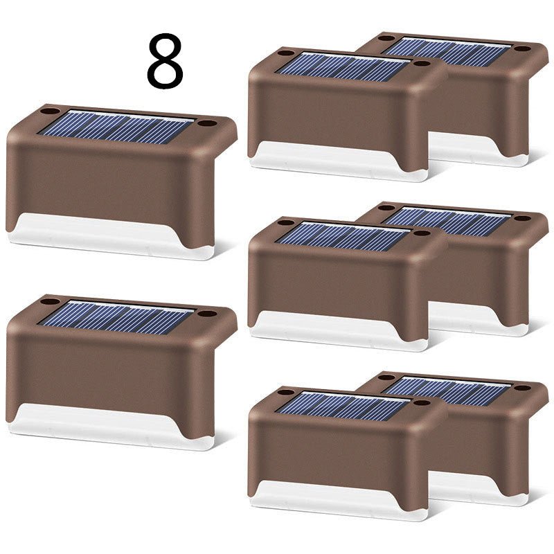 New Upgrade Waterproof LED Solar Fence Lamp Solar Deck Lights Solar Step Light Outdoor For Patio Stairs Garden Pathway Step Yard by Beckett