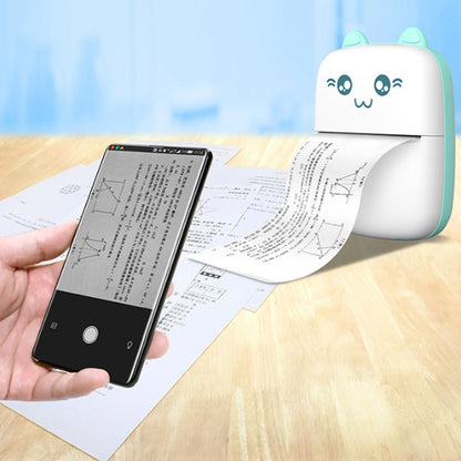 Mini Printer Portable Mini Bluetooth WiFi New Wrong Printer Mobile Phone Photo Title Note Hot Print Pocket Student Error Label Printer - Jabula & Co