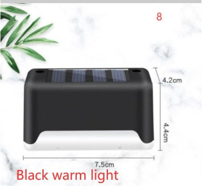 New Upgrade Waterproof LED Solar Fence Lamp Solar Deck Lights Solar Step Light Outdoor For Patio Stairs Garden Pathway Step Yard - Jabula & Co