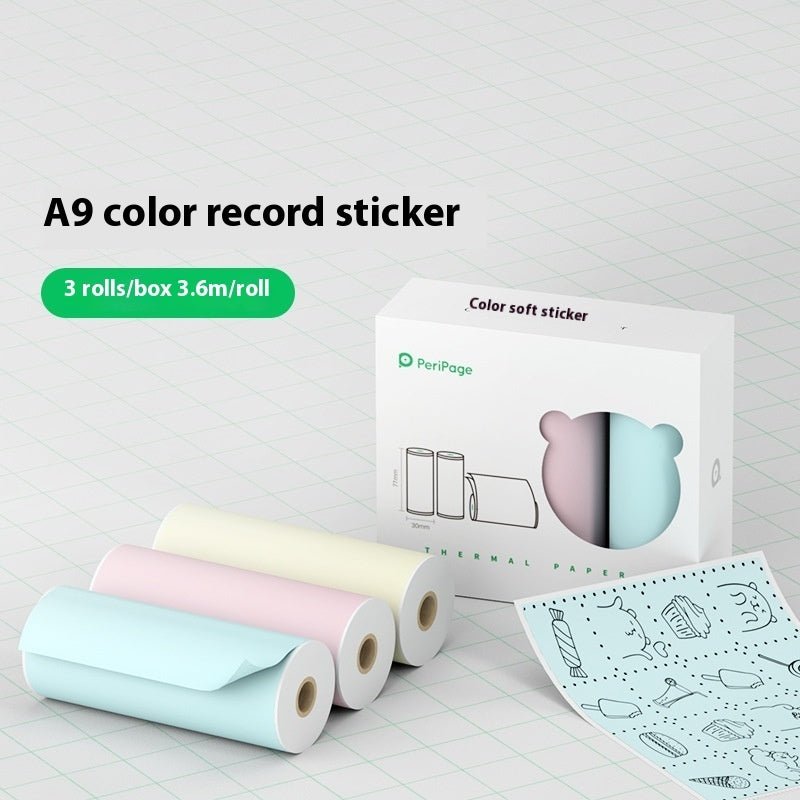 Mini Bliuetooth Wireless Thermal Printer Paper Sticker Label Printer by Beckett