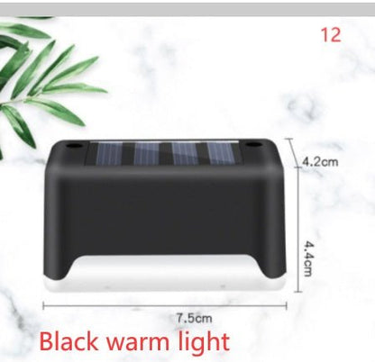 New Upgrade Waterproof LED Solar Fence Lamp Solar Deck Lights Solar Step Light Outdoor For Patio Stairs Garden Pathway Step Yard - Jabula & Co