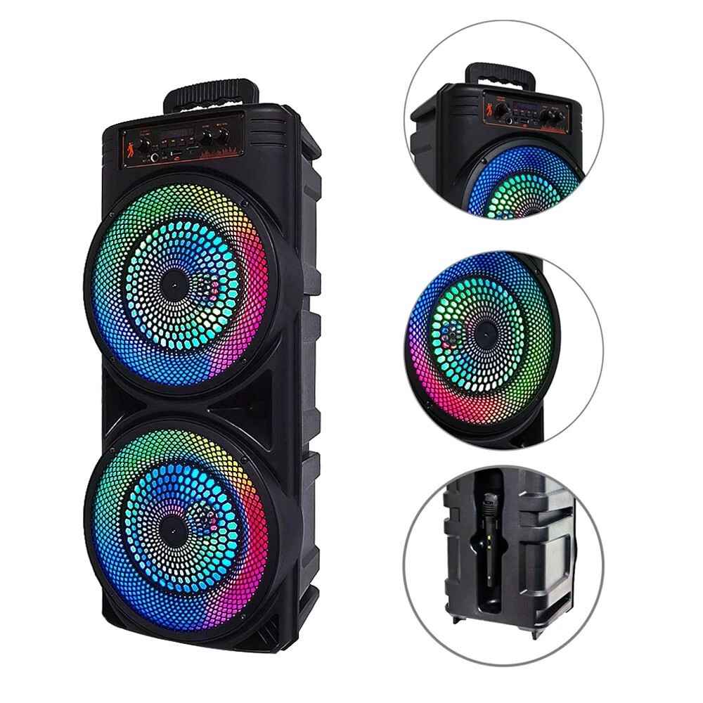 Portable Bluetooth Speaker Sub Woofer Heavy Bass Sound System Party Mic UK